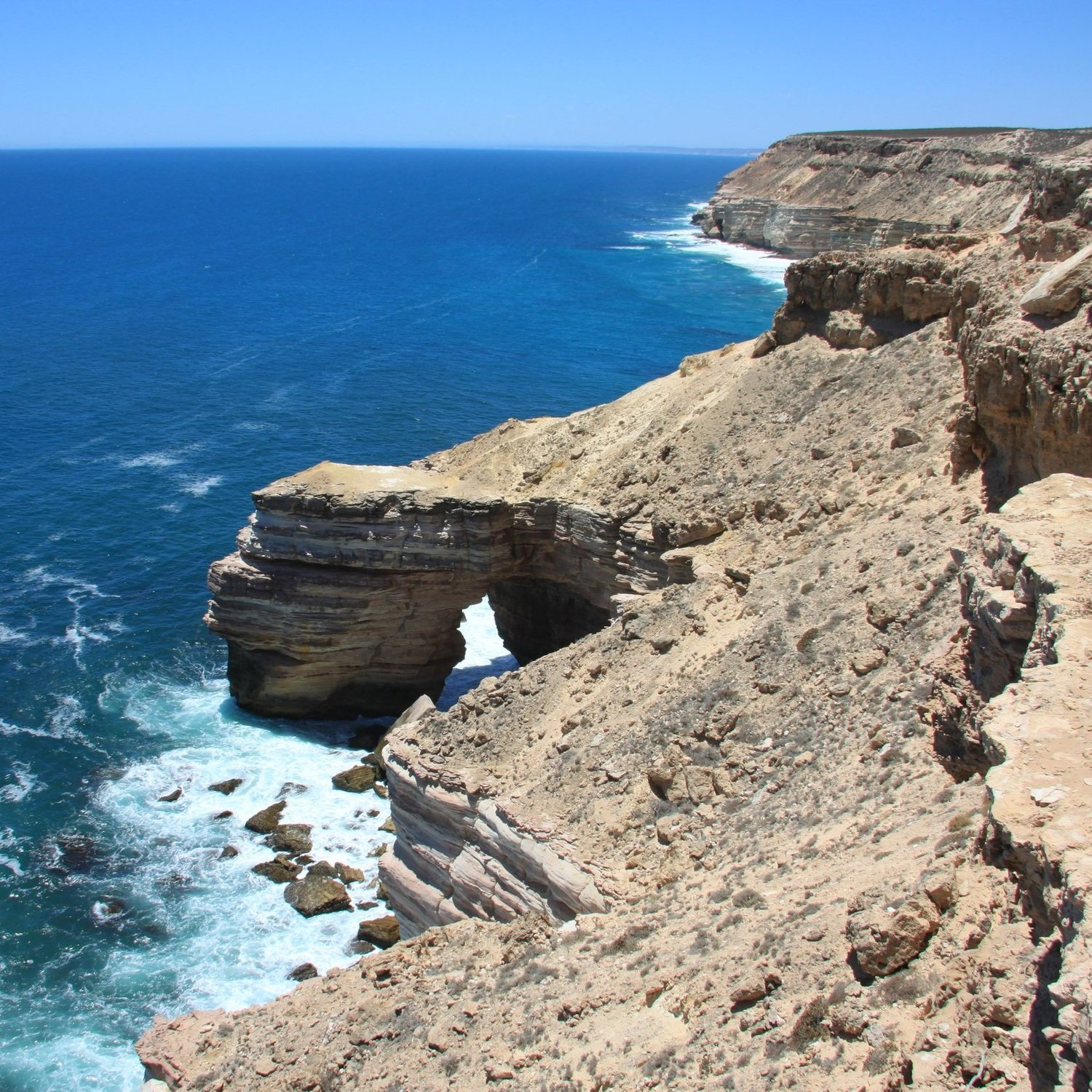 Natural Bridge — Kalbarri sea cliffs