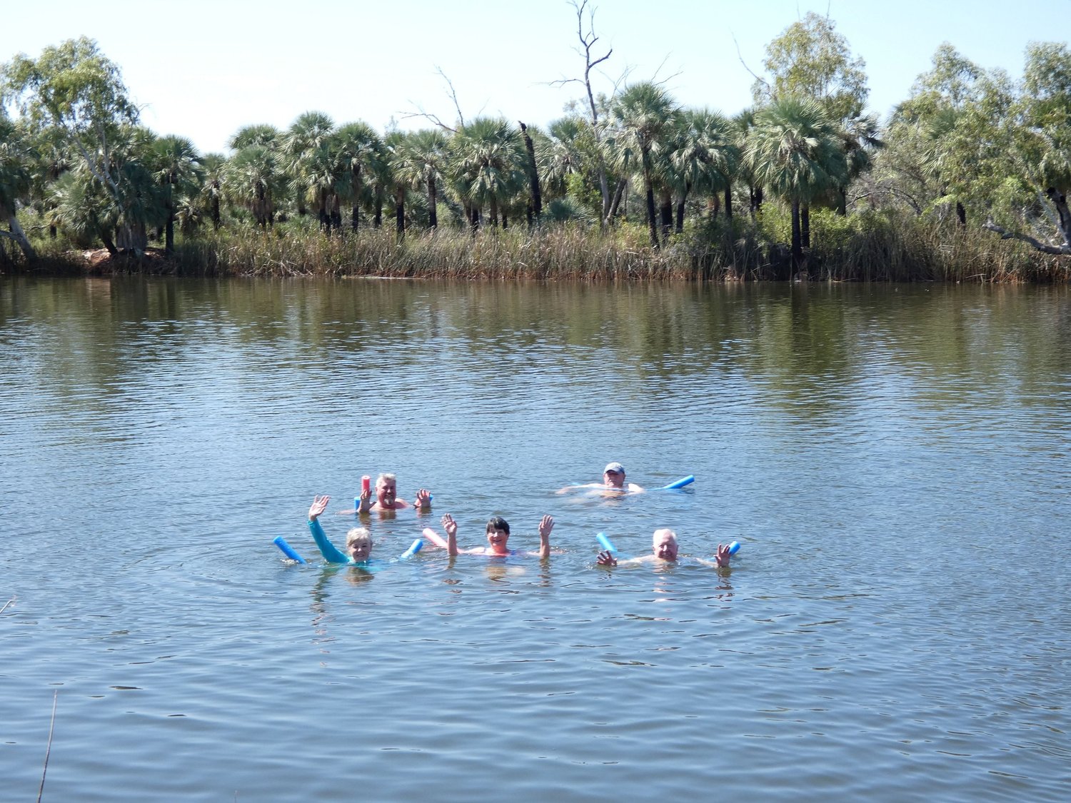 Swimming at Millstream