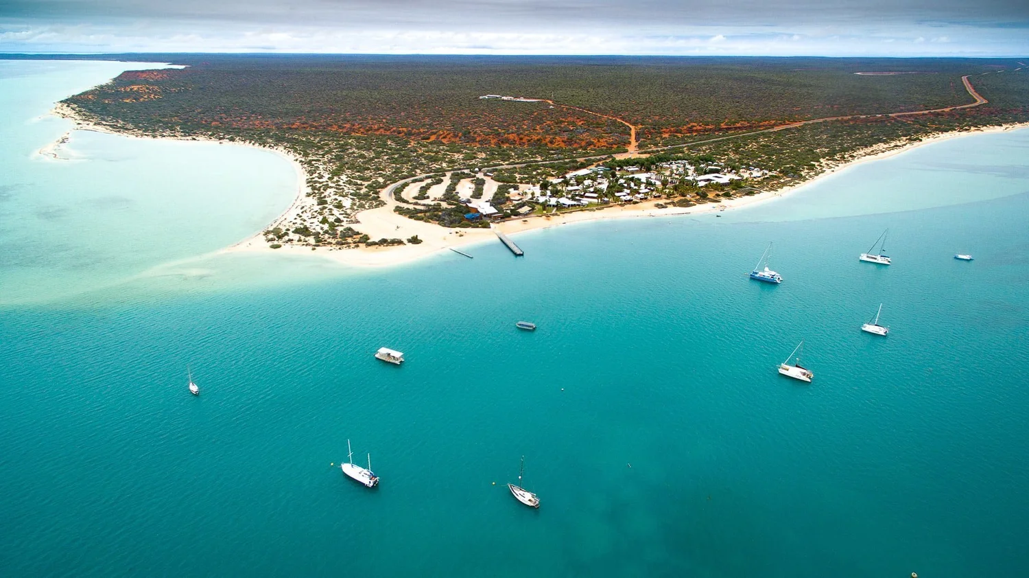 Monkey Mia from the air