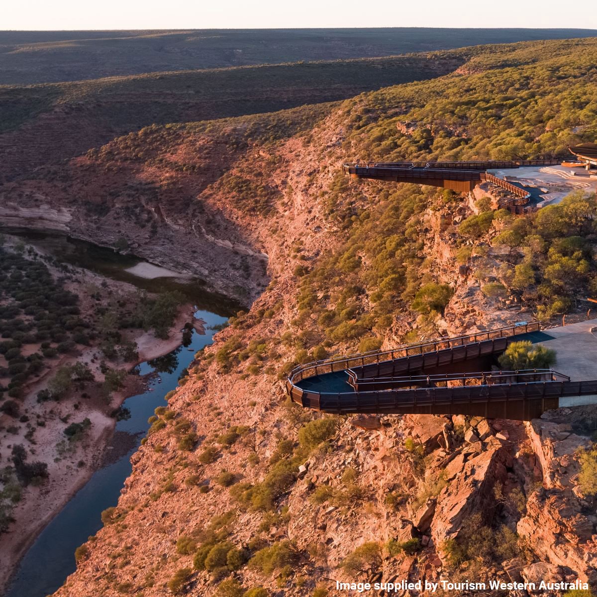 Sky Walk over Murchison River - Kalbarri National Park