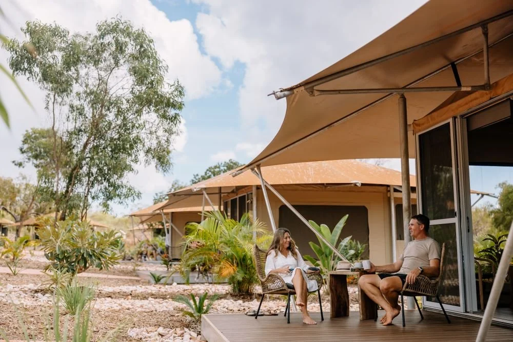 Pearlers Village safari tents