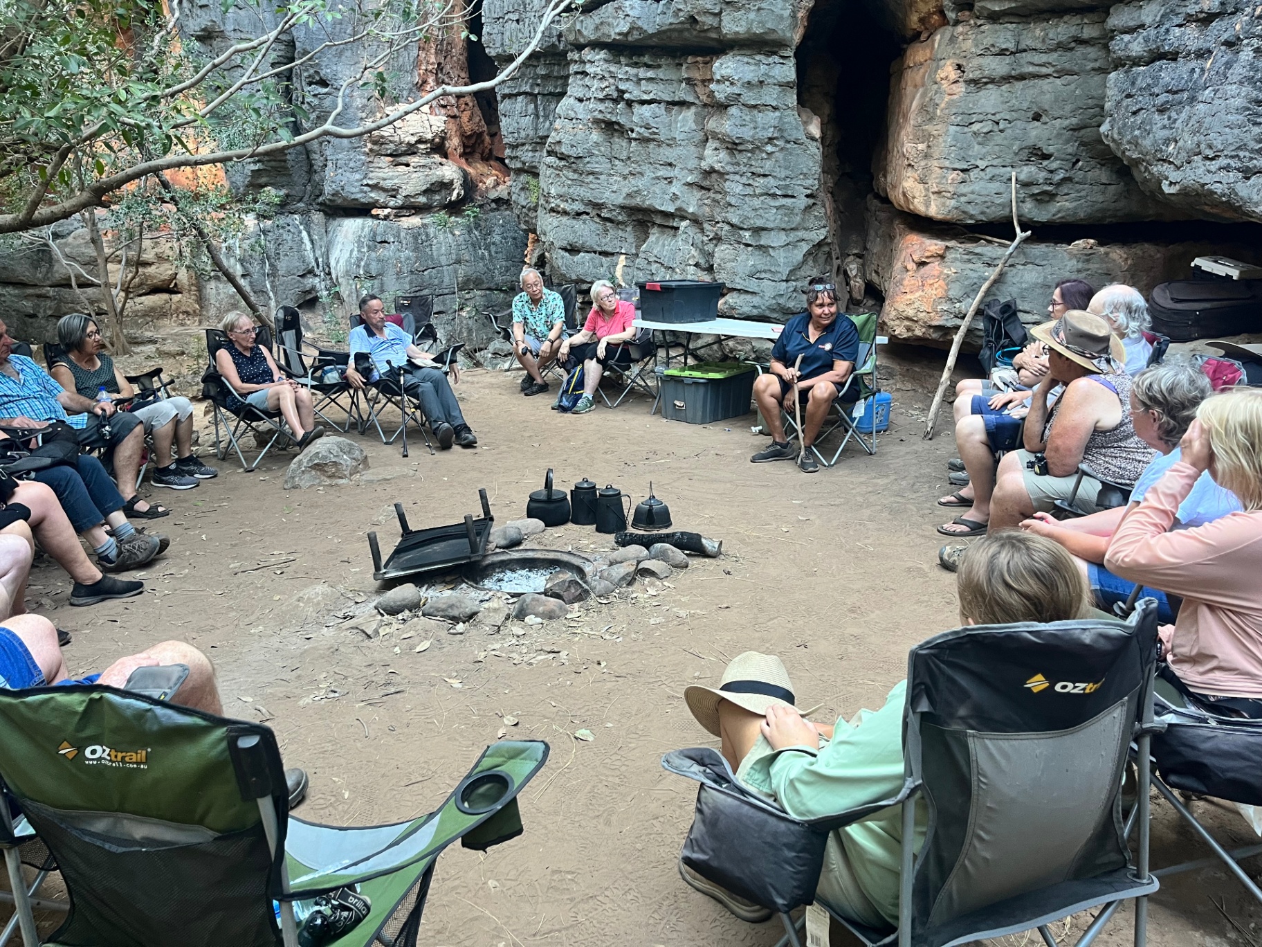 Cultural experience with Indigenous hosts at Mimbi Caves